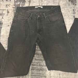 Zara Men's Charcoal Slim Jeans